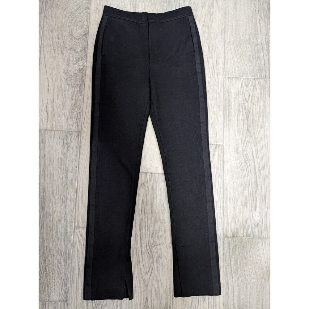 Rag & Bone Dani Side Combo Pant‎ Black Ponte Moto 27x30 Size Small